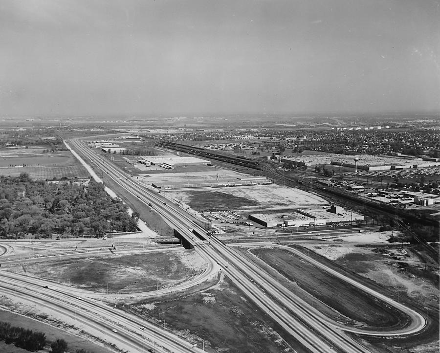 Birds Eye View Of Proviso Train Yards And Northlake Industrial Park #2 Photograph by Chicago and North Western Historical Society