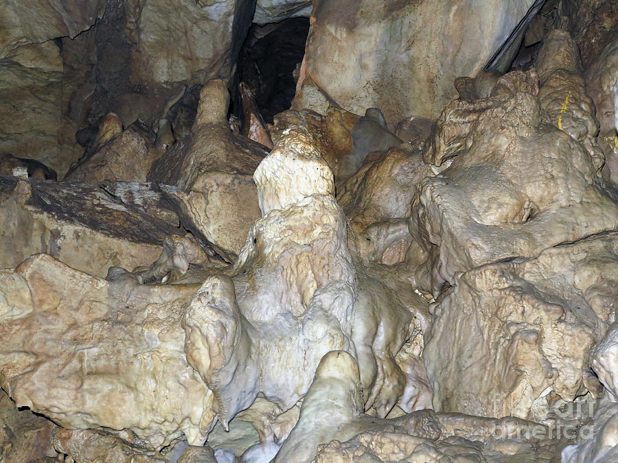Bizarre mineral formations in stalactite cavern #2 Photograph by Michal Boubin