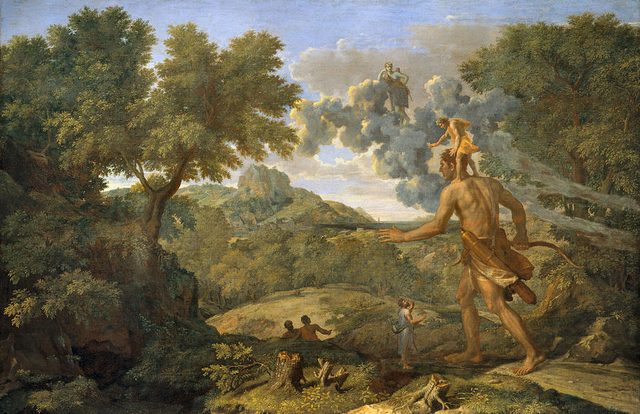 Blind Orion Searching for the Rising Sun #2 Photograph by Nicolas Poussin