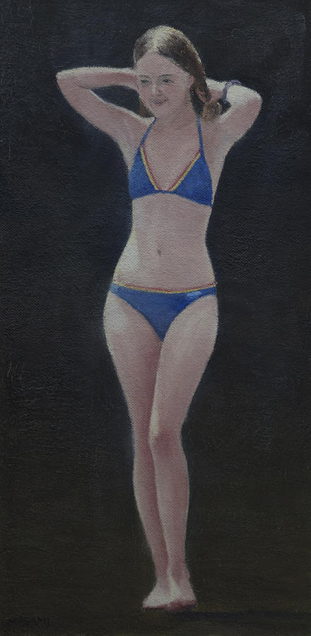 Blue Bikini #2 Painting by Masami Iida