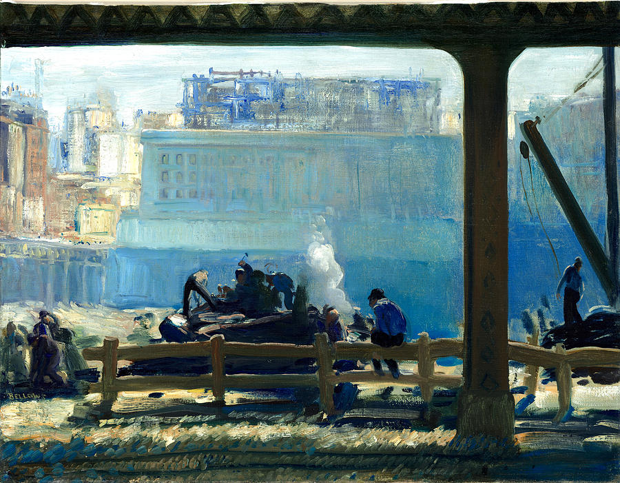 Blue Morning #3 Photograph by George Bellows