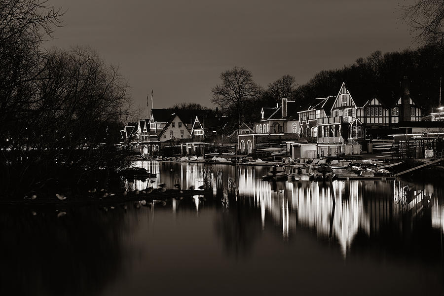 Boathouse Row #2 Photograph by Songquan Deng