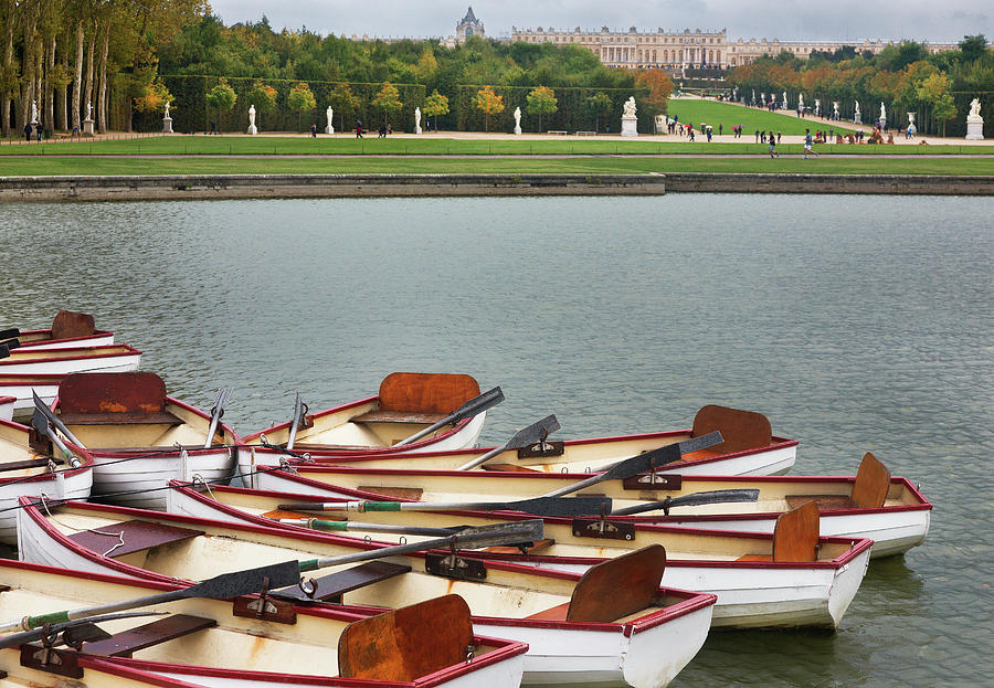 Boats Canal Versailles Palace France Photograph By Bruce Beck Fine