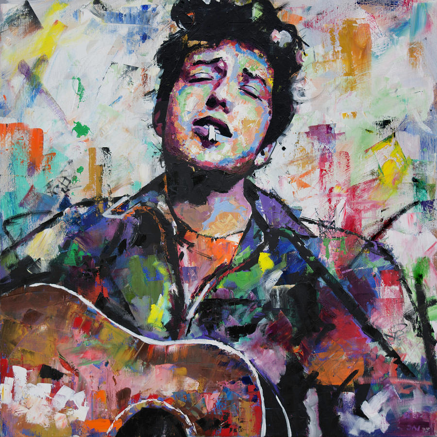 Bob Dylan II Painting by Richard Day
