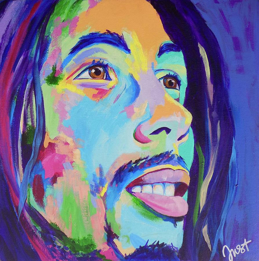 Bob Marley Painting by Janice Westfall - Fine Art America