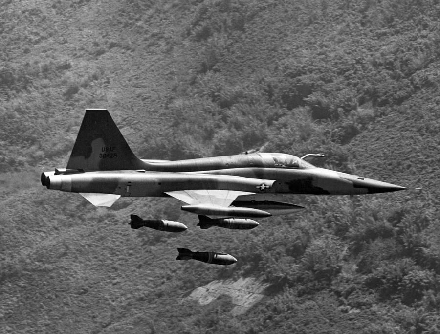 Bombing Vietnam #2 Photograph by Underwood Archives