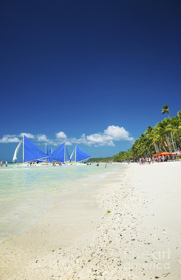 Boracay Island Tropical Beach In Philippines #2 Photograph by JM Travel Photography