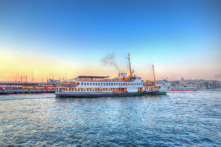  Bosphorus Sunset Istanbul  #2 Photograph by David Pyatt