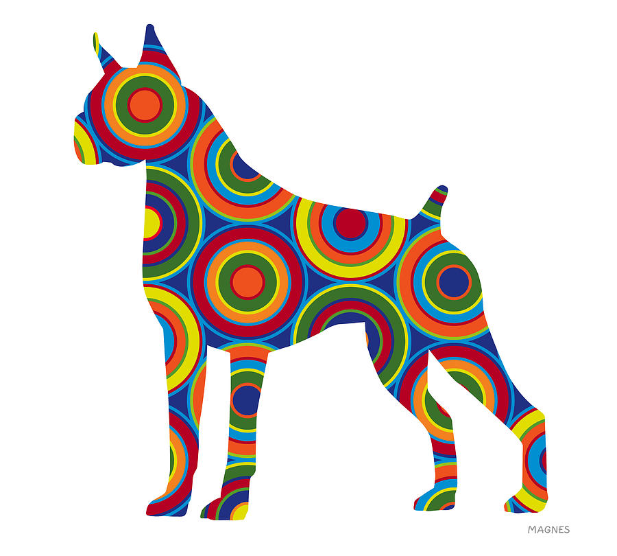 Dog Digital Art - Boxer by Ron Magnes