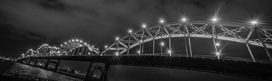 Bridge Lights #2 Photograph by Ray Congrove