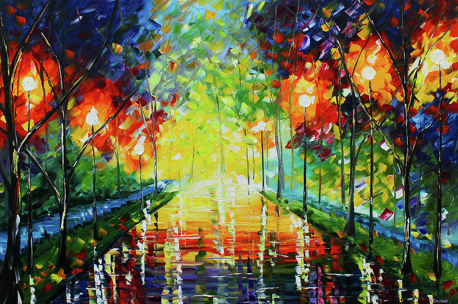 Bright Path #2 Painting by Kevin Brown