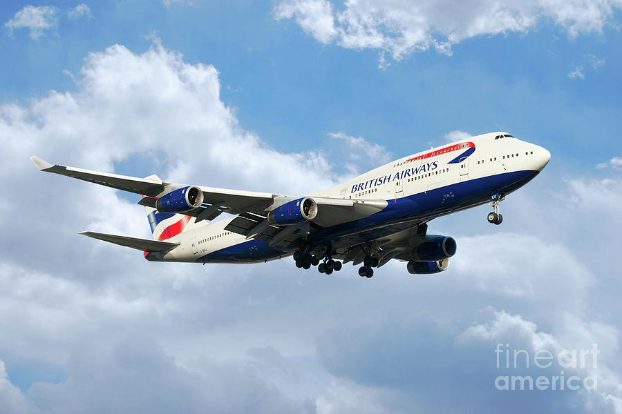 British Airways Boeing 747 #2 Digital Art by Airpower Art