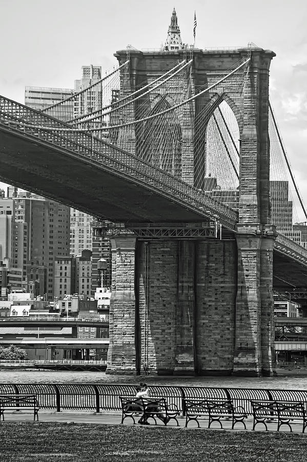 Brooklyn Bridge #2 Photograph by Alexander Mendoza