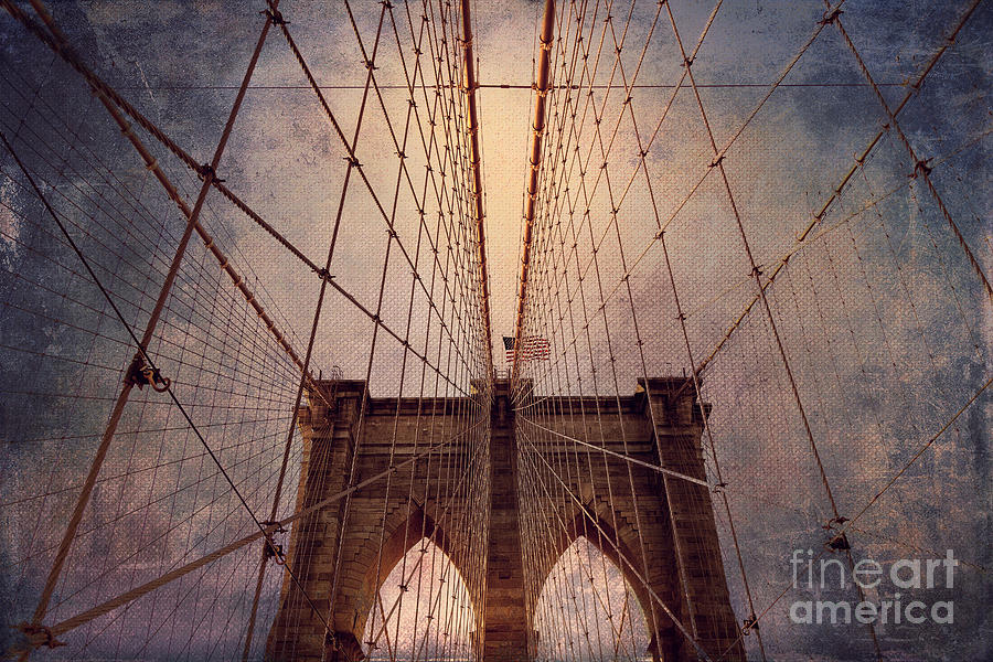 Brooklyn Bridge Wires #2 Photograph by Alissa Beth Photography
