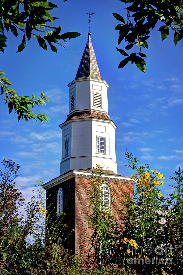 Bruton Parish Steeple #1 Photograph by Karen Jorstad