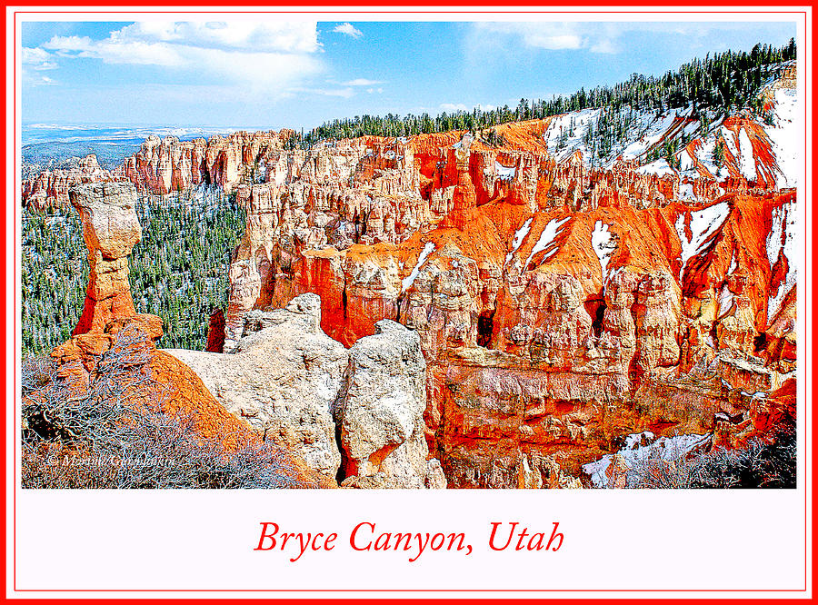 Bryce Canyon, Utah #2 Digital Art by A Macarthur Gurmankin