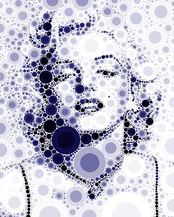 Bubble Art Marilyn Monroe Digital Art