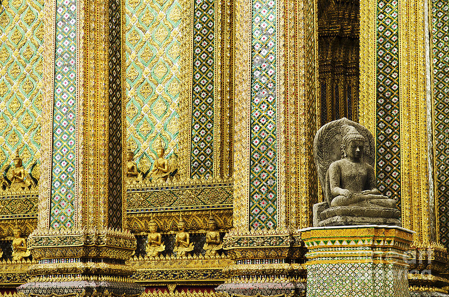 Buddha Statue In Grand Palace Bangkok Thailand #2 Photograph by JM Travel Photography