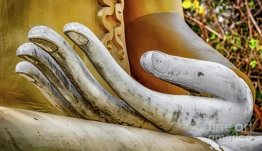 Buddha Photograph - Buddha Hand #1 by Adrian Evans