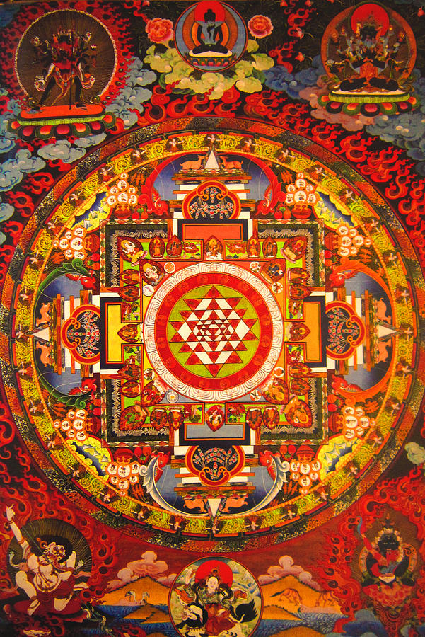 Buddhist Painting Painting by Steve Fields