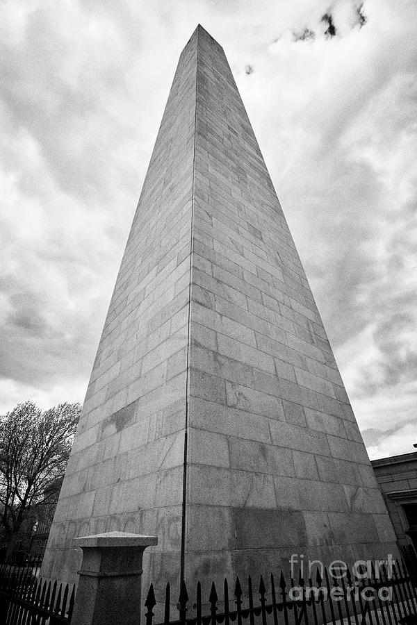 bunker hill monument breeds hill charlestown Boston USA Photograph by ...