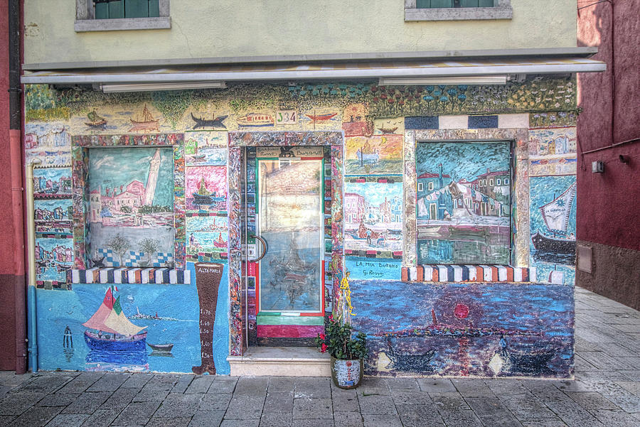 Burano Venice Italy #2 Photograph by Paul James Bannerman