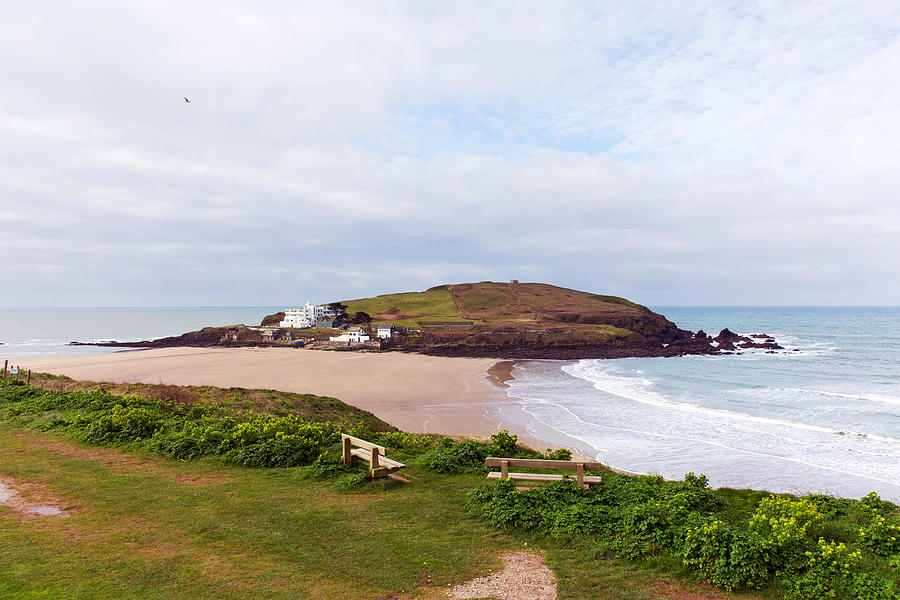 Burgh Island South Devon England UK near seaside village of Bigbury-on ...