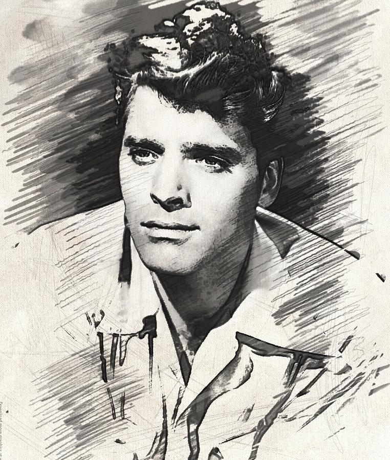 Burt Lancaster, Vintage Actor Digital Art