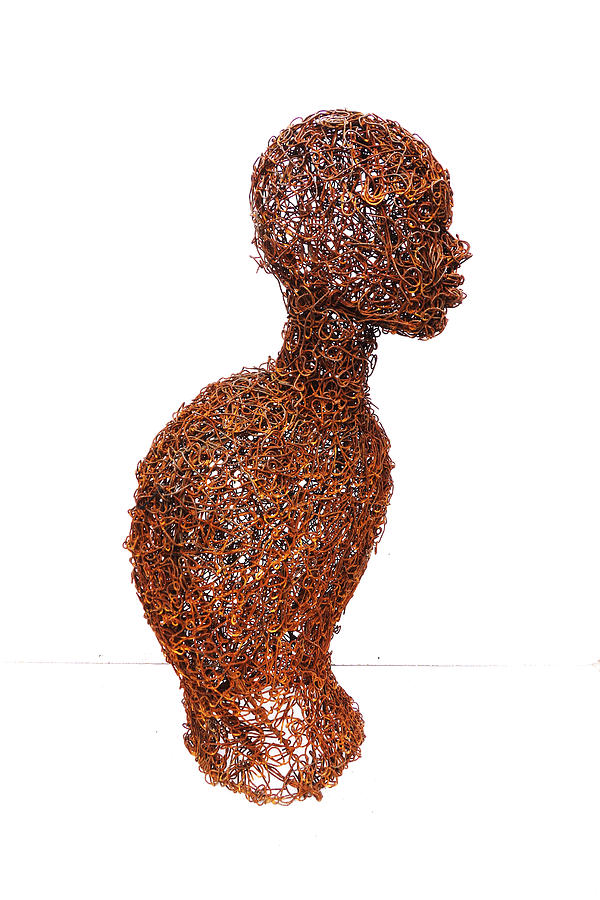 Bust #2 Sculpture by Ronex Ahimbisibwe