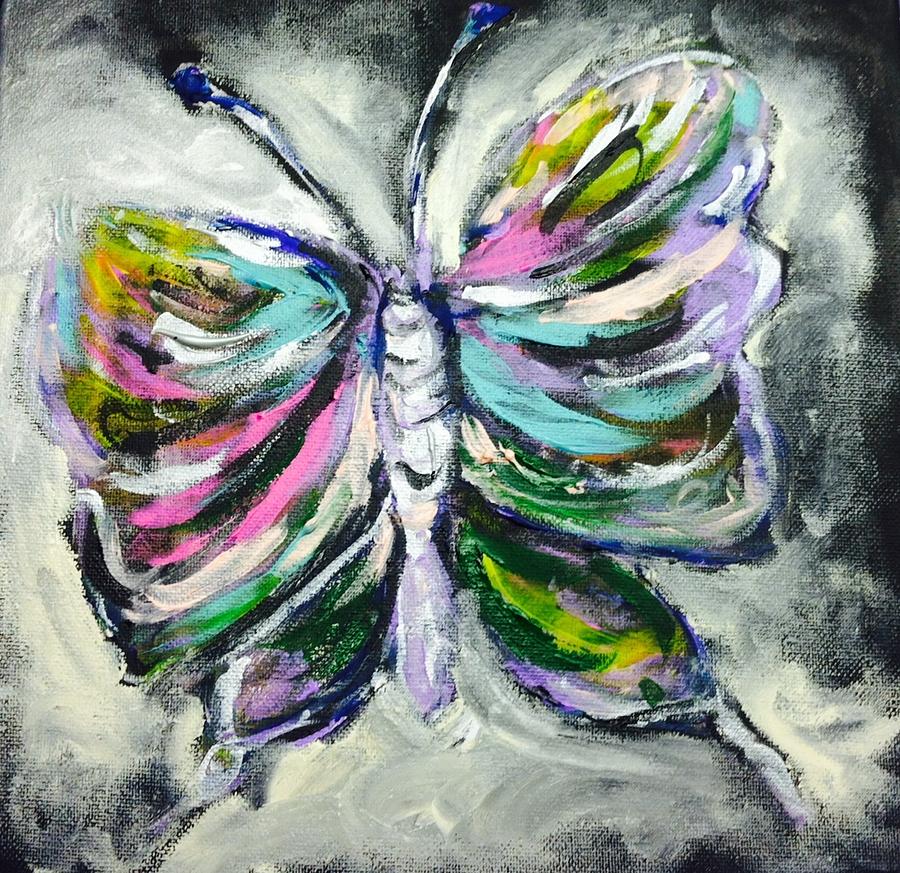 Butterfly #2 Painting by Hae Kim