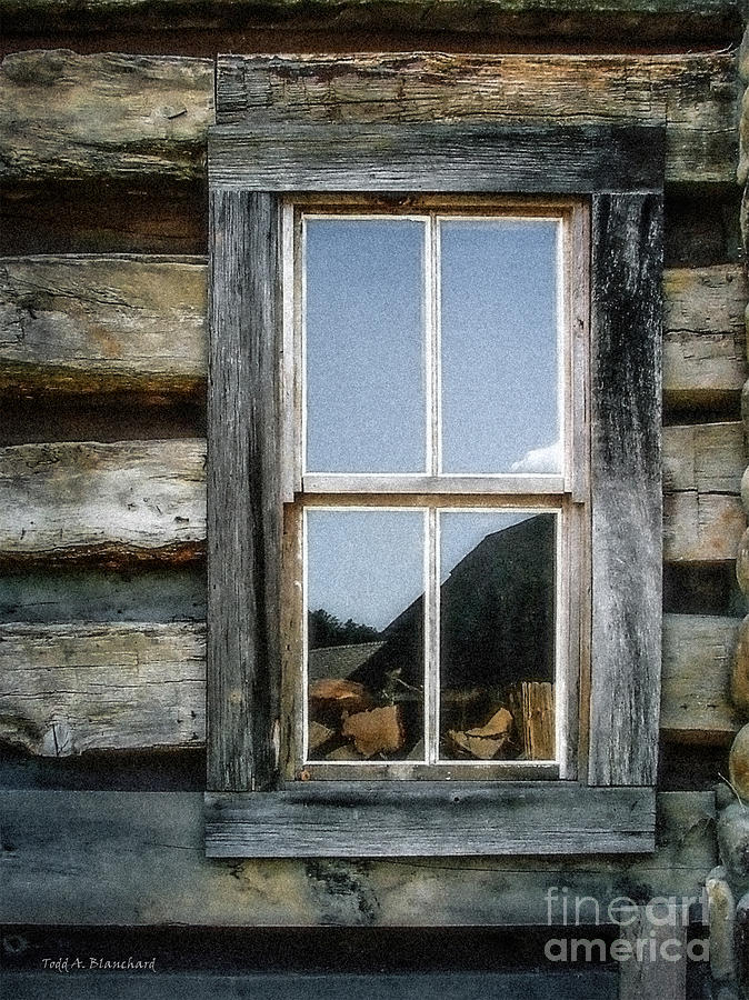 Cabin Window #2 Photograph by Todd Blanchard