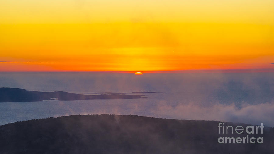 Cadillac Mountain Sunset.  #2 Photograph by New England Photography