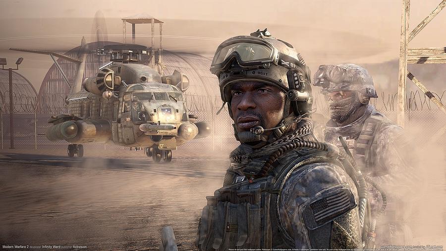 Armor Digital Art - Call of Duty Modern Warfare 2 #2 by Super Lovely
