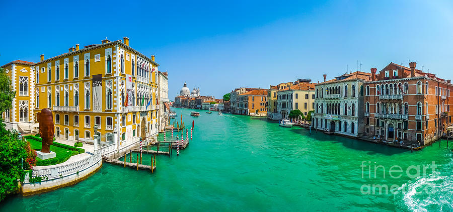 Canal Grande with Basilica di Santa Maria della Salute, Venice #2 Photograph by JR Photography