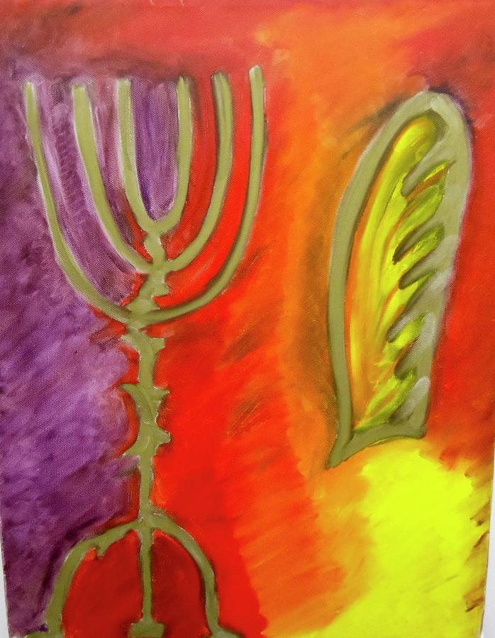 Candelabra Painting by Lisa Zilker | Fine Art America