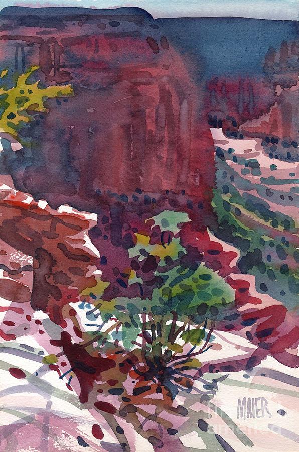 Canyon View #1 Painting by Donald Maier