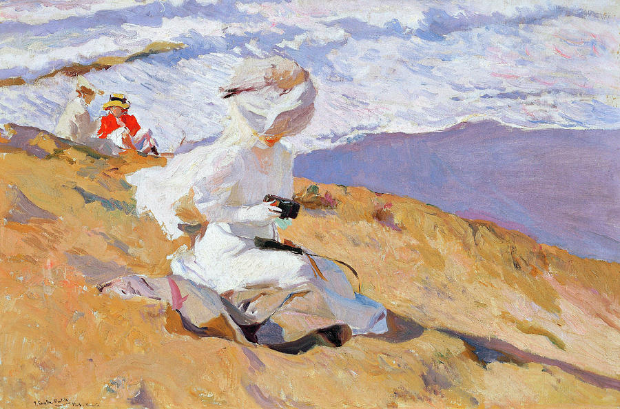 Summer Painting - Capturing the moment #2 by Joaquin Sorolla