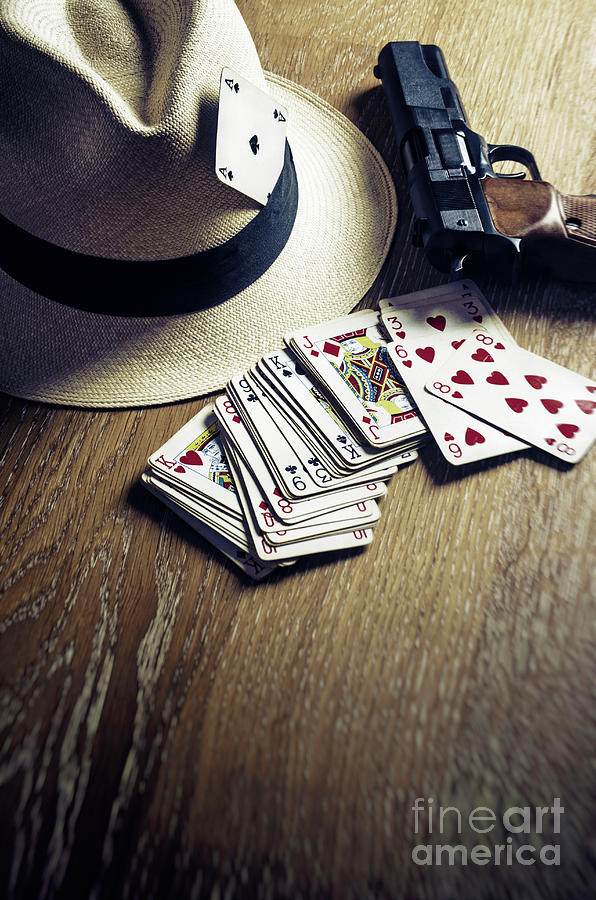 Las Vegas Photograph - Card Gambling #2 by Carlos Caetano