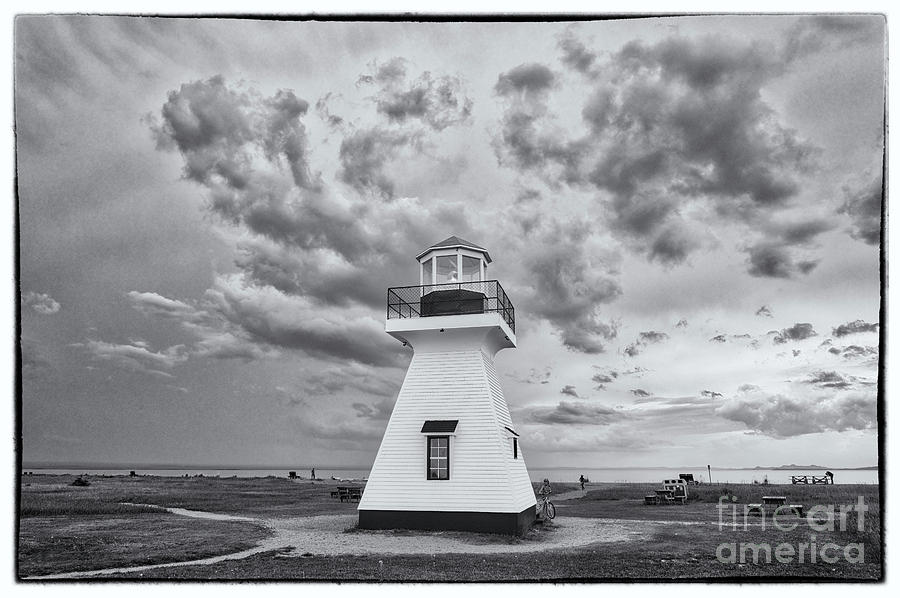 Black And White Photograph - Carleton Lighthouse #2 by Colin Woods