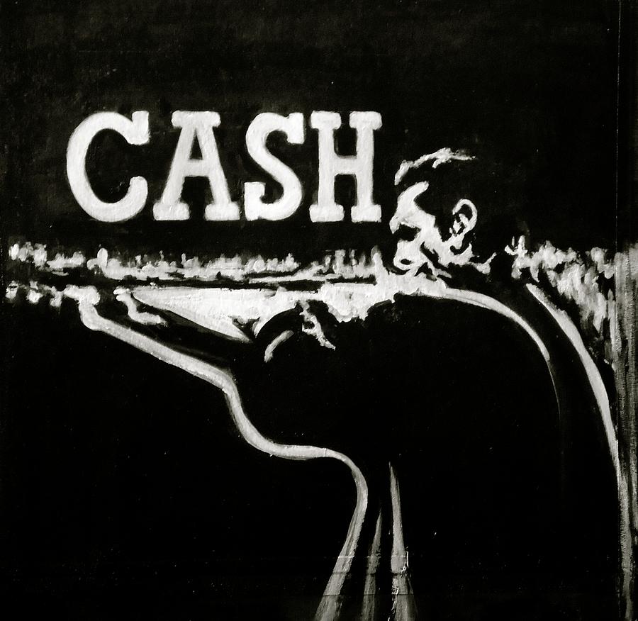 Johnny Cash Painting - Cash #2 by Pete Maier