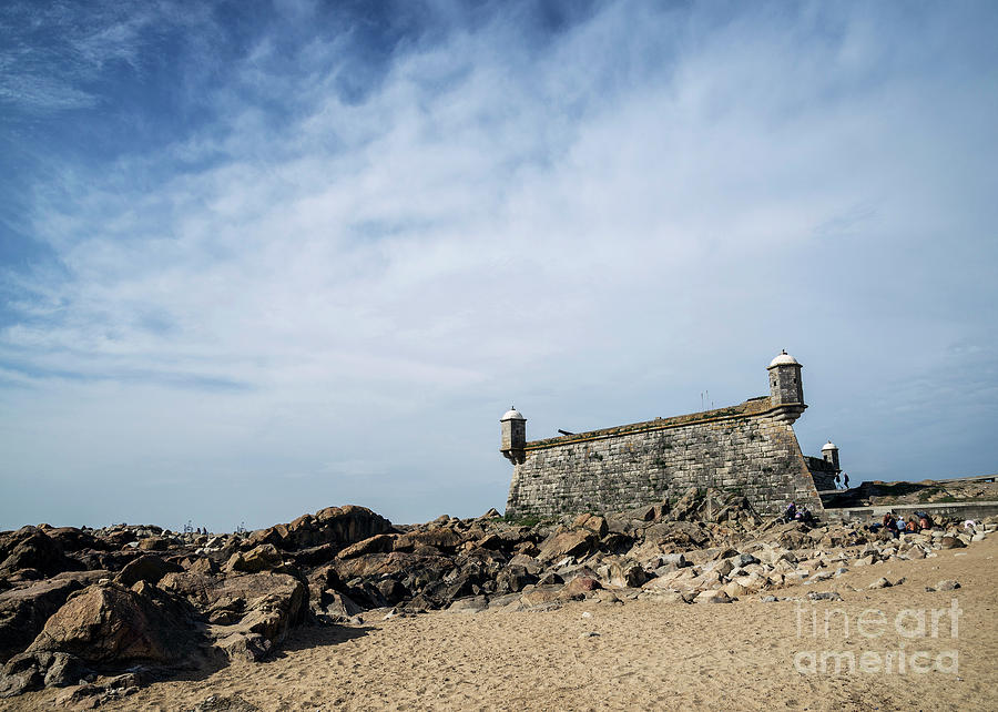Castelo Do Queijo Old Fort Landmark In Porto Portugal #2 Photograph by JM Travel Photography