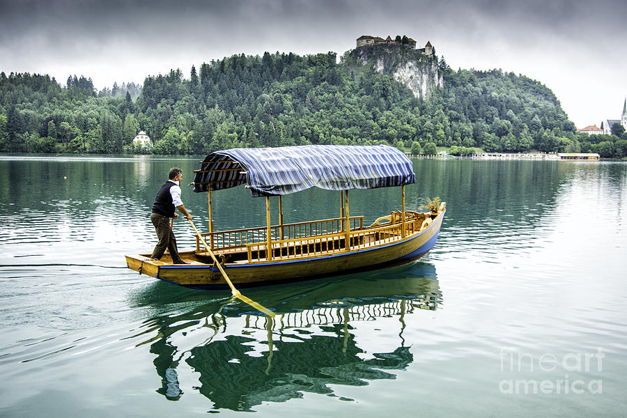 Castle At Lake Bled #1 Photograph by Timothy Hacker