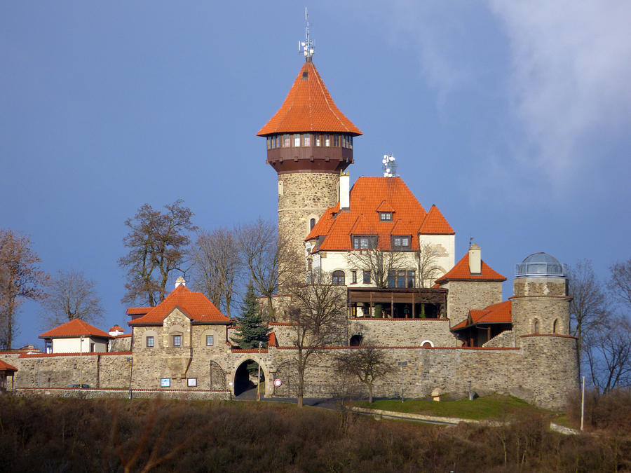 Castle on hill Photograph by Miroslav Nemecek Fine Art America