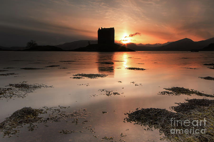 Castle Stalker Photograph - Castle Stalker at Sunset #2 by Keith Thorburn LRPS EFIAP CPAGB