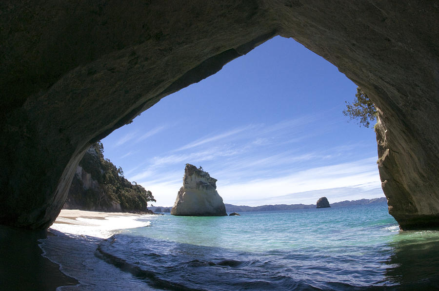 Cathedral Cove, Sandstone Island Photograph by Himani - Printscapes ...