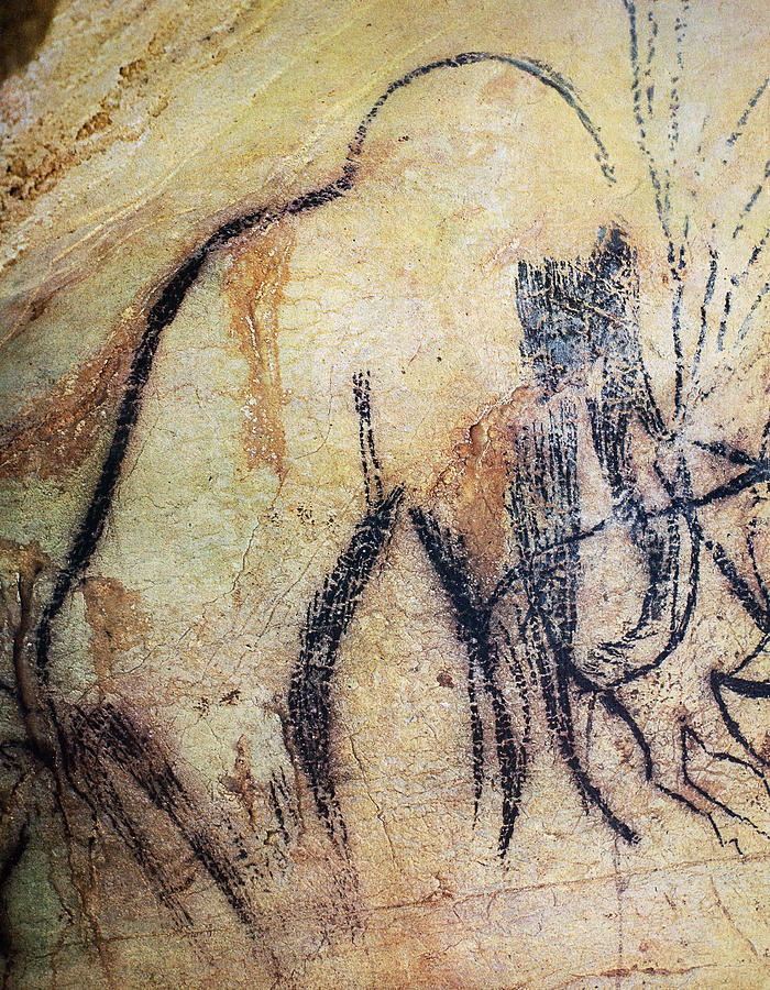 Paleolithic Photograph - Cave Art: Mammoth #2 by Granger