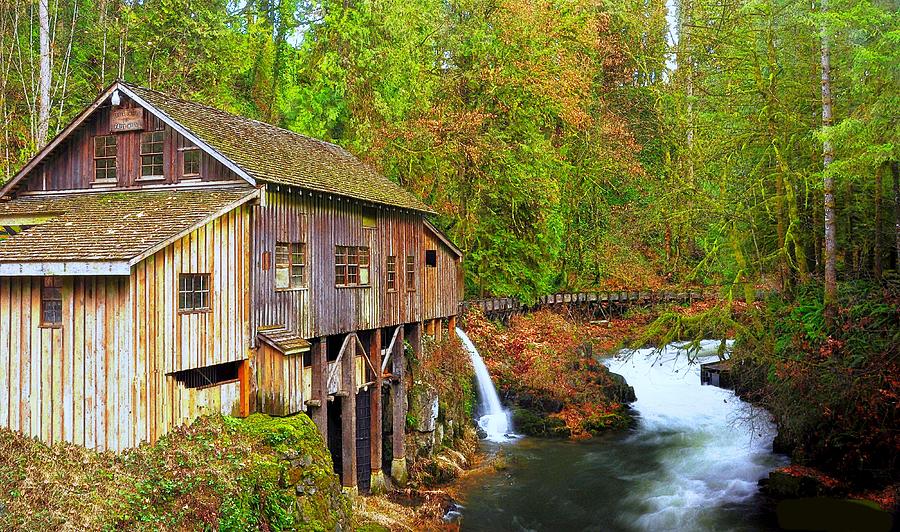 Cedar Creek Grist Mill Photograph by Steve Warnstaff