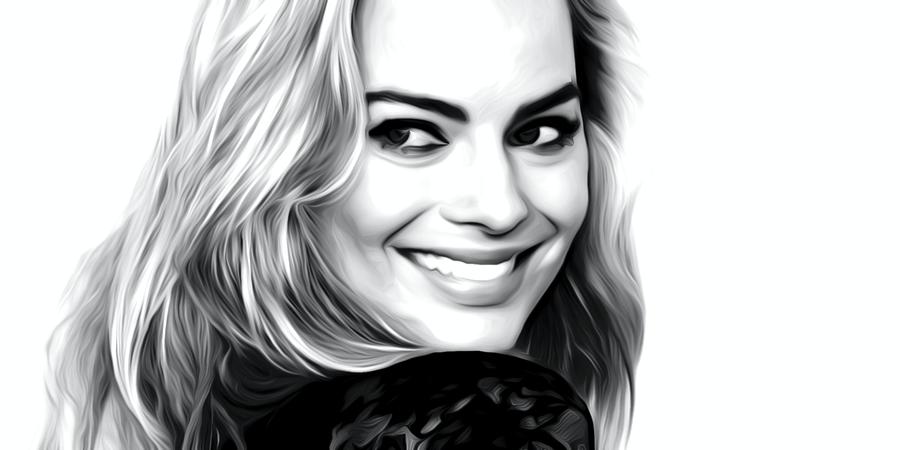 Margot Robbie Art