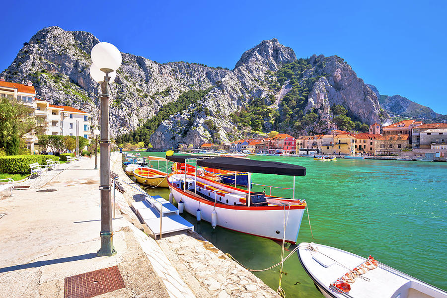 Cetina river mouth intown of Omis view #2 Photograph by Brch Photography