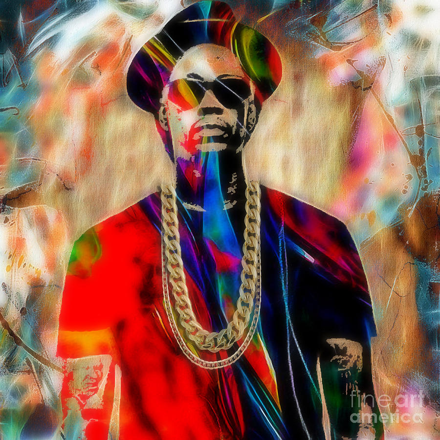 2 Chainz Collection Mixed Media by Marvin Blaine